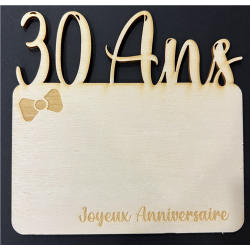 Carte bois - 15/15cm - 30...