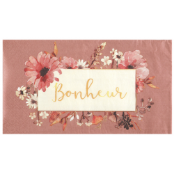 SERVIETTE - Florale bonheur...