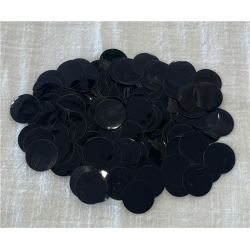 CONFETTIS - Rond noir (2cm...