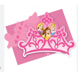 INVITATION - Princesse x 6...