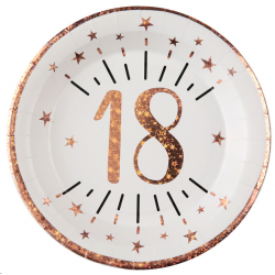 ASSIETTE - 18 ans rose gold...