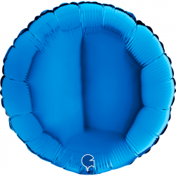 BALLON MYLARD - Rond bleu...