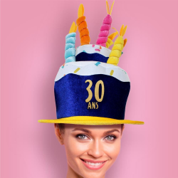 CHAPEAU - 30 ans (en velours)