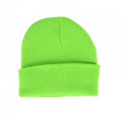 BONNET - Vert fluo (en laine)