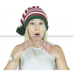 BONNET- Lutin/Elfe (en tricot)