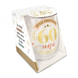 VERRE - 60 ans ( 50cl )