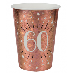 GOBELET/VERRE - 60 ans rose...