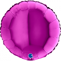 BALLON MYLARD - Rond violet...