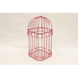 CAGE A OISEAU - Fushia (en...