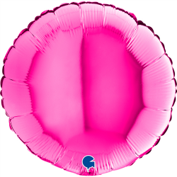 BALLON MYLARD - Rond rose...