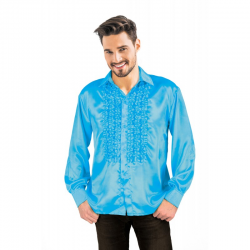 CHEMISE - Disco turquoise...