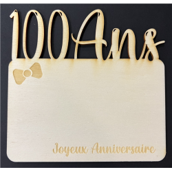 Carte bois - 15/15cm - 100...